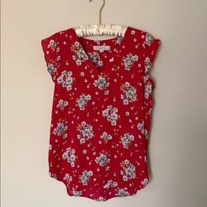 Loft floral top